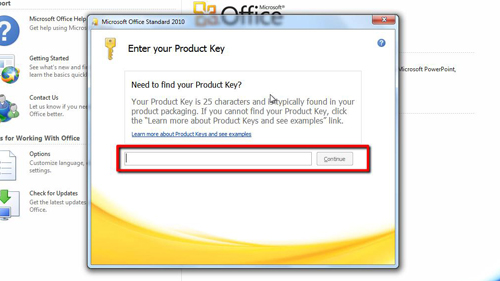 download office 2010 already have key